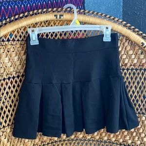Black Pleated skort